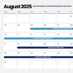 August 2025 Course Schedule