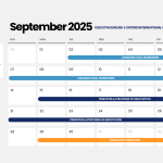 September 2025 Course Schedule