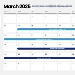 March 2025 Course Schedule