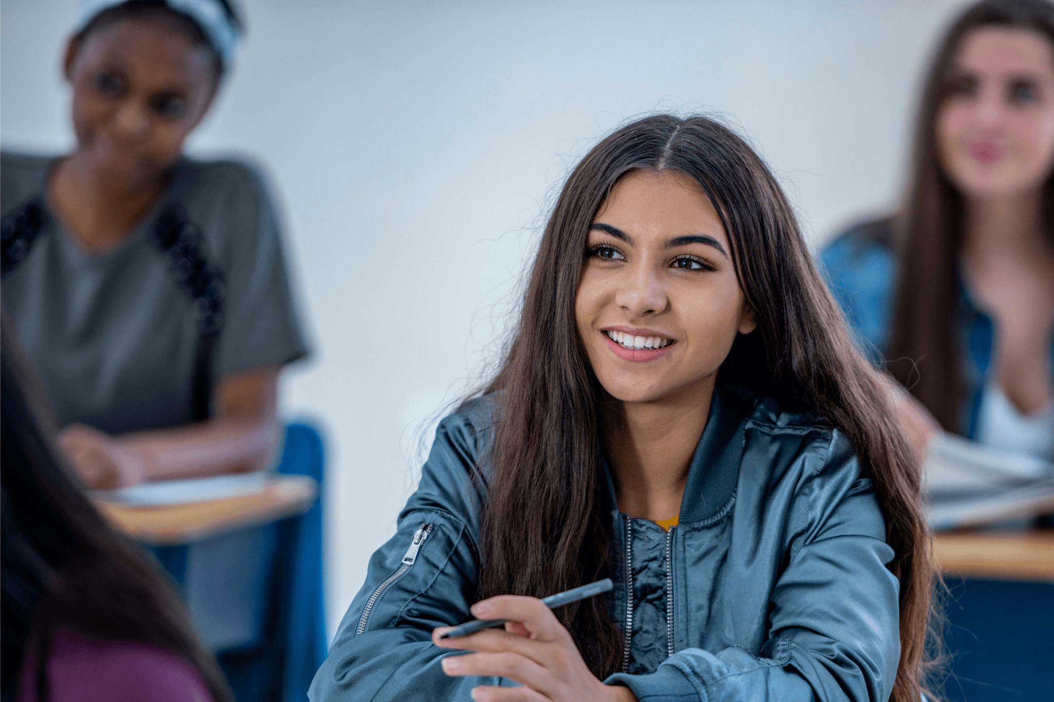 Student at class room